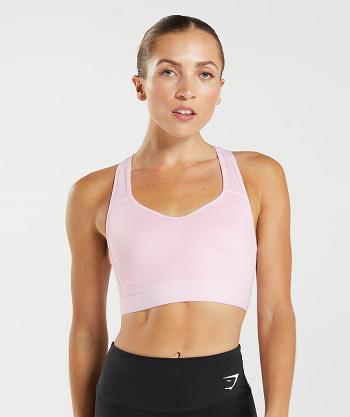 Sujetadores Deportivos Gymshark Ligeros High Support Mujer Rosas | CO 2113JPQ